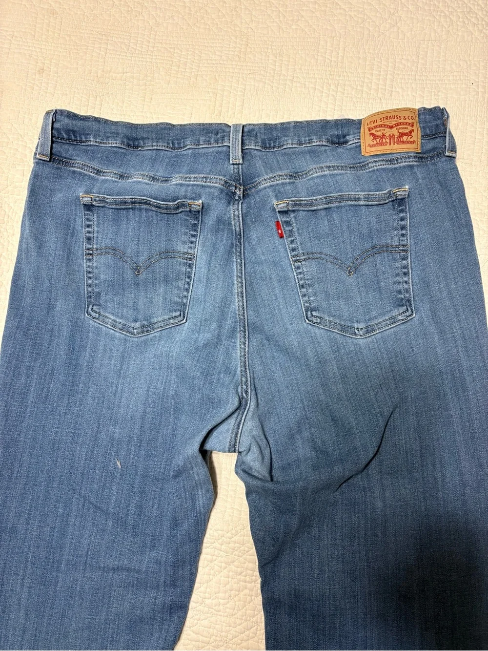 Levi's Blue Wide-Leg Flare Jeans 18 W